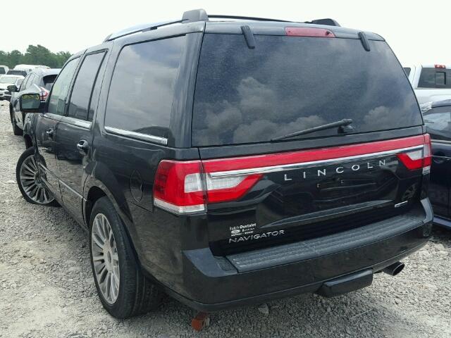 5LMJJ2HT8FEJ13453 - 2015 LINCOLN NAVIGATOR BLACK photo 3