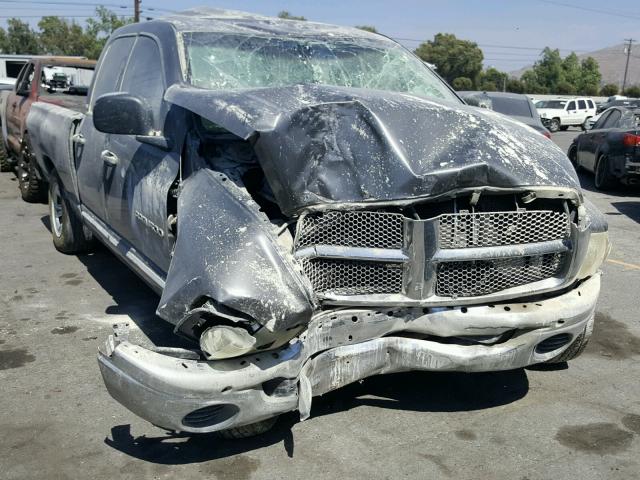 3D7HA18Z72G186116 - 2002 DODGE RAM 1500 GRAY photo 1