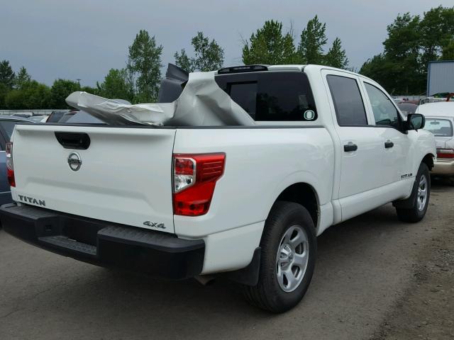 1N6AA1EJ0HN528514 - 2017 NISSAN TITAN S WHITE photo 4