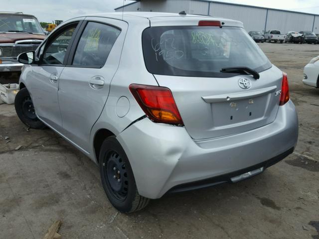 VNKKTUD36HA073348 - 2017 TOYOTA YARIS L SILVER photo 3