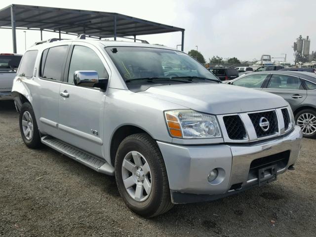 5N1AA08B25N731073 - 2005 NISSAN ARMADA SE SILVER photo 1