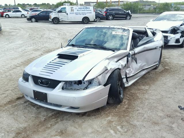 1FAFP45XX4F164948 - 2004 FORD MUSTANG GT SILVER photo 2