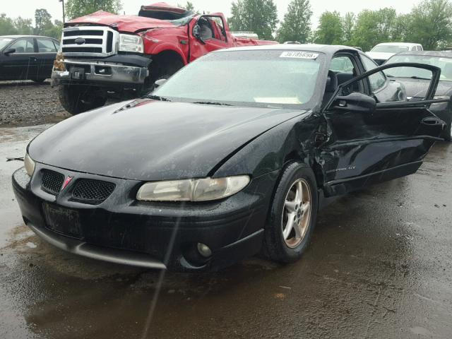 1G2WP12K62F213288 - 2002 PONTIAC GRAND PRIX BLACK photo 2
