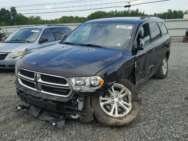 1D4RE2GG8BC667703 - 2011 DODGE DURANGO EX GRAY photo 2