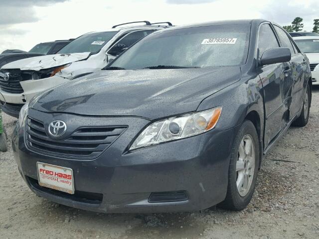 4T4BE46K28R026776 - 2008 TOYOTA CAMRY CE GRAY photo 2