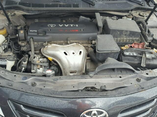 4T4BE46K28R026776 - 2008 TOYOTA CAMRY CE GRAY photo 7