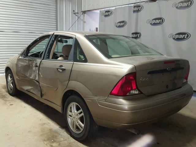 1FAFP34333W287837 - 2003 FORD FOCUS SE C GOLD photo 3