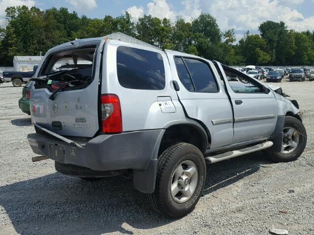 5N1ED28T72C540544 - 2002 NISSAN XTERRA XE SILVER photo 4