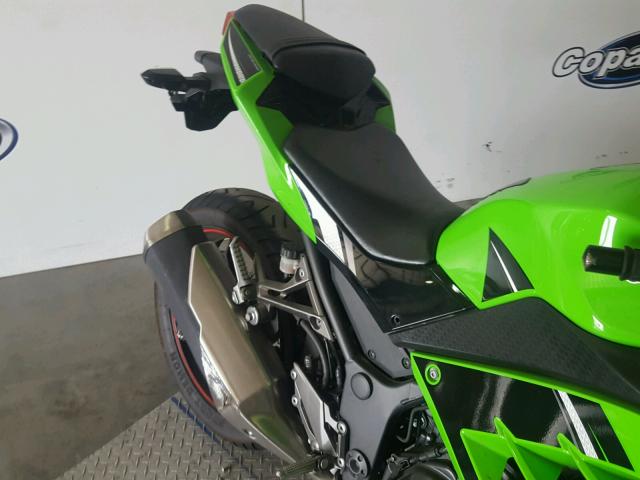 JKAEX8B17EA008209 - 2014 KAWASAKI EX300 B GREEN photo 6