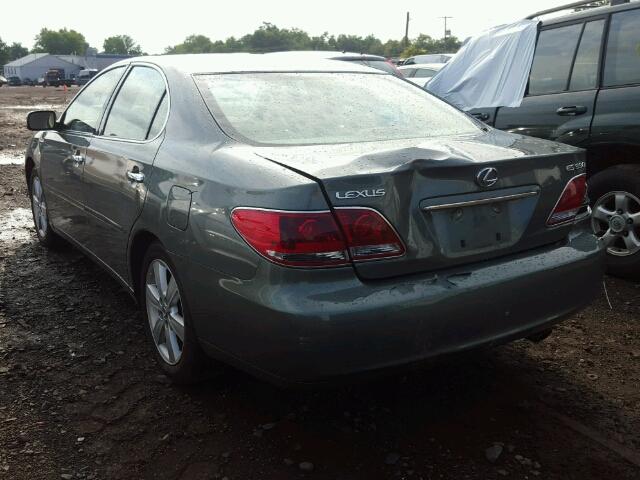 JTHBA30G265147855 - 2006 LEXUS ES GREEN photo 3