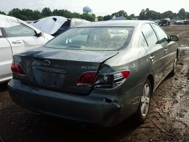 JTHBA30G265147855 - 2006 LEXUS ES GREEN photo 4