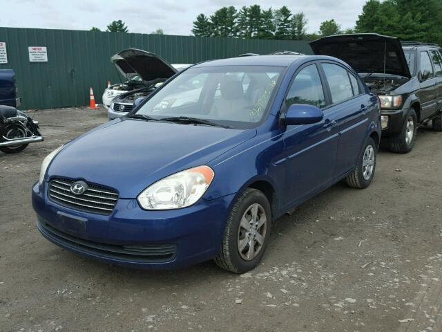 KMHCN46C09U371393 - 2009 HYUNDAI ACCENT GLS BLUE photo 2