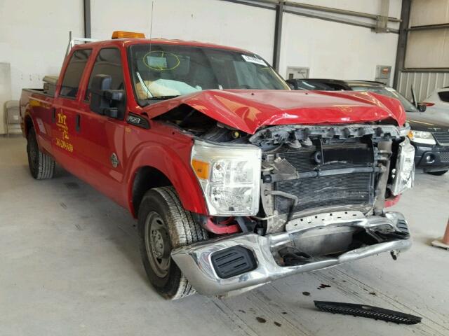 1FT7W2AT6BEB75389 - 2011 FORD F250 SUPER RED photo 1