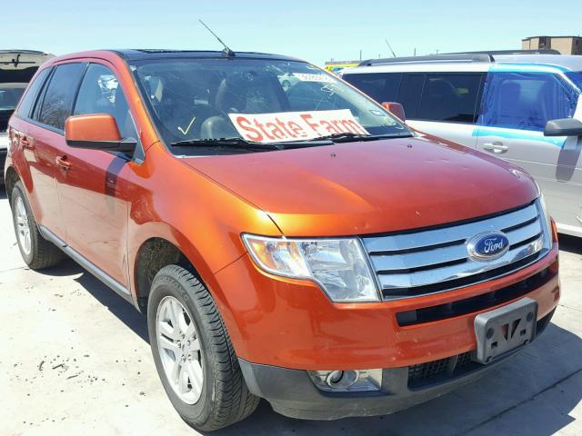 2FMDK49C67BA92994 - 2007 FORD EDGE SEL P ORANGE photo 1