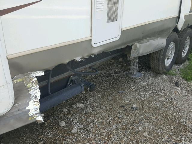 4YDF37229DE780689 - 2013 KEYSTONE TRAILER WHITE photo 8