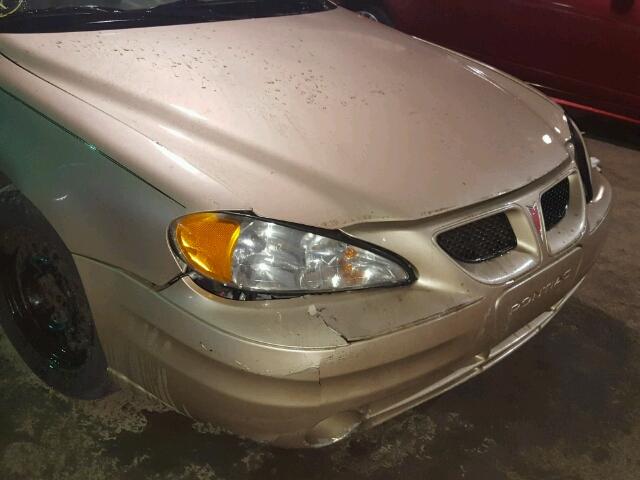 1G2NE52E75M138717 - 2005 PONTIAC GRAND AM S ოქროსფერი ფოტო 10