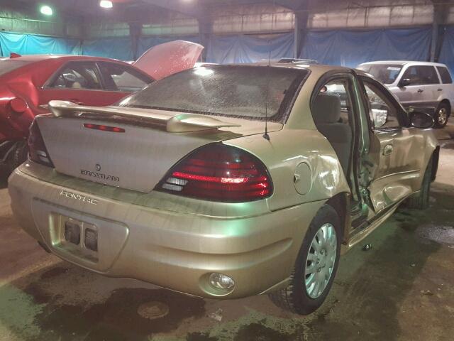 1G2NE52E75M138717 - 2005 PONTIAC GRAND AM S ოქროსფერი ფოტო 4