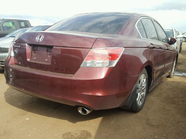 1HGCP26449A193261 - 2009 HONDA ACCORD RED photo 4