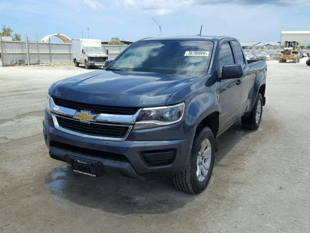 1GCHSBEAXF1135421 - 2015 CHEVROLET COLORADO L GRAY photo 2