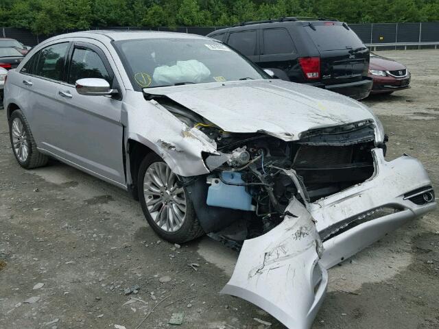 1C3BC2FB6BN500419 - 2011 CHRYSLER 200 LIMITE SILVER photo 1