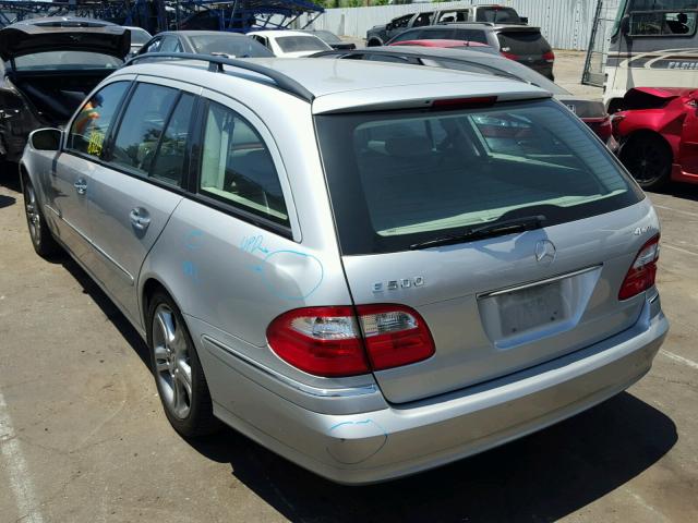 WDBUH83J44X120215 - 2004 MERCEDES-BENZ E 500 4MAT SILVER photo 3