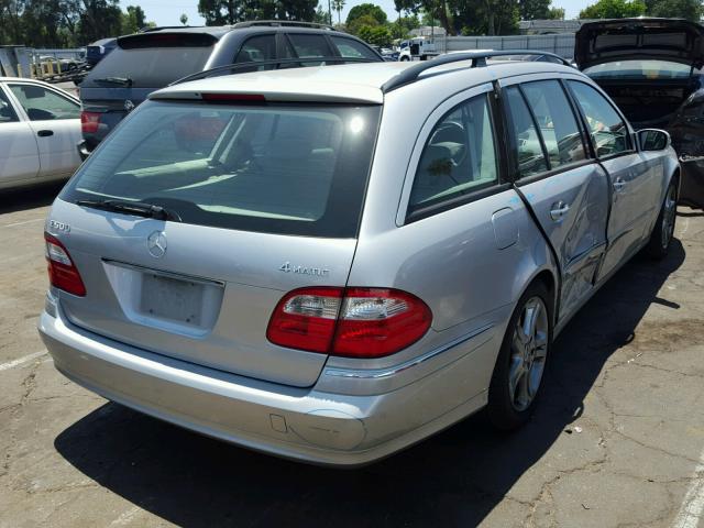 WDBUH83J44X120215 - 2004 MERCEDES-BENZ E 500 4MAT SILVER photo 4