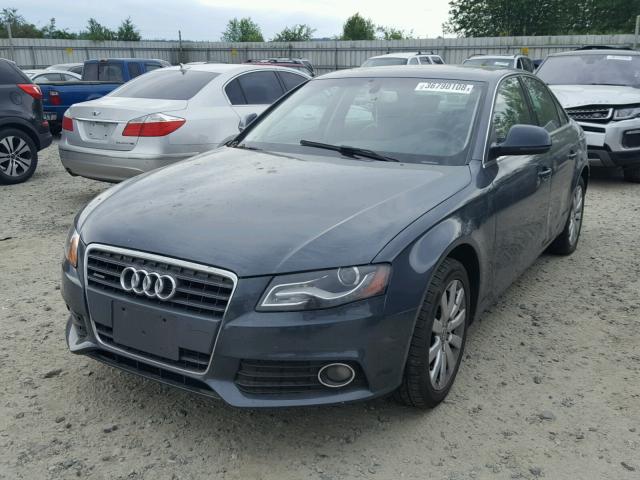 WAUSF78K29N021743 - 2009 AUDI A4 PREMIUM GRAY photo 2