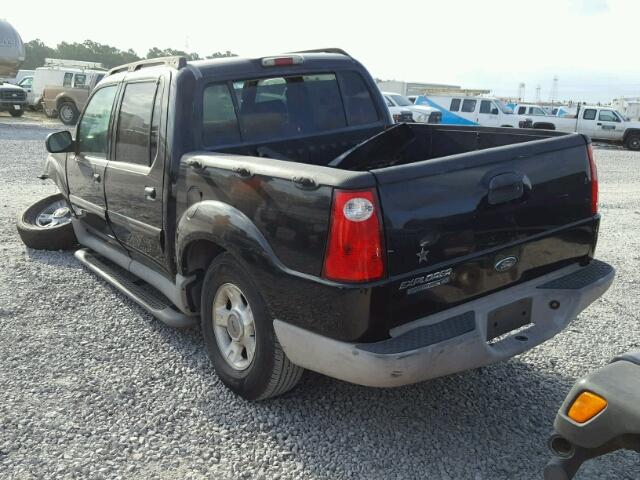 1FMZU67E63UA80784 - 2003 FORD EXPLORER S BLACK photo 3