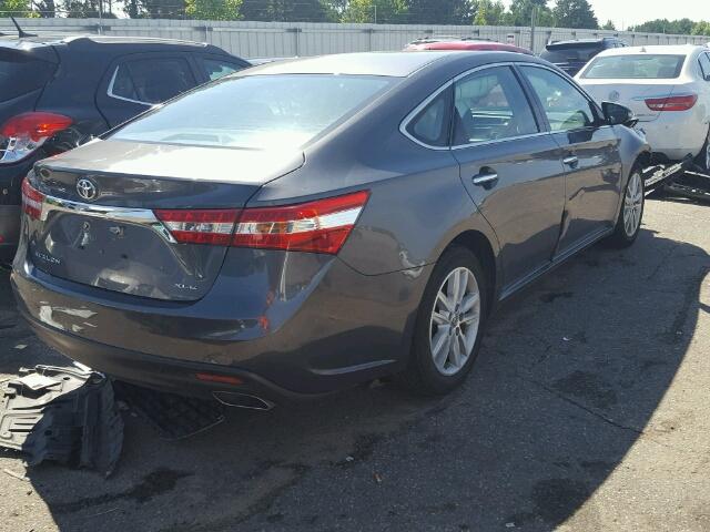 4T1BK1EB8DU047967 - 2013 TOYOTA AVALON GRAY photo 4