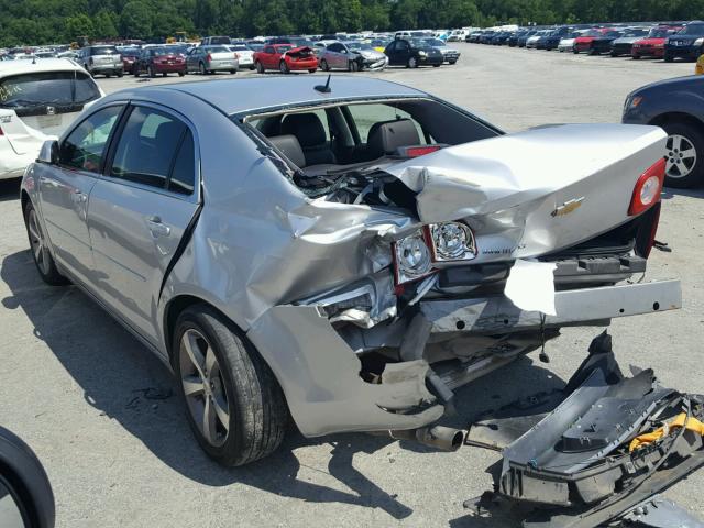 1G1ZC5EB9A4100056 - 2010 CHEVROLET MALIBU 1LT 银色 照片 3