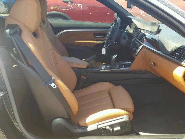 WBA3T3C51G5A41845 - 2016 BMW 435 I BLACK photo 5