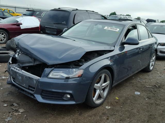 WAUMF78K49N017573 - 2009 AUDI A4 PRESTIG CHARCOAL photo 2