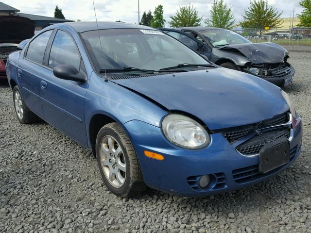 1B3ES56C13D235360 - 2003 DODGE NEON SXT BLUE photo 1