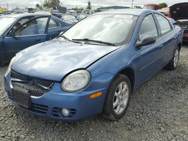 1B3ES56C13D235360 - 2003 DODGE NEON SXT BLUE photo 2