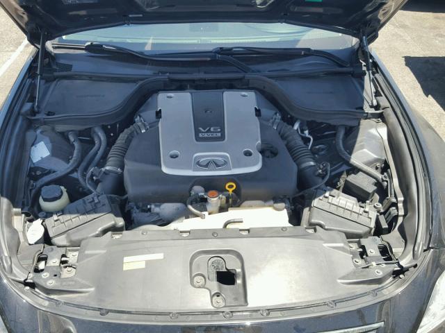 JNKCV64E78M108349 - 2008 INFINITI G37 BASE BLACK photo 7