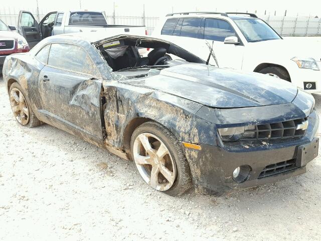 2G1FC1EV8A9132208 - 2010 CHEVROLET CAMARO LT BLACK photo 1