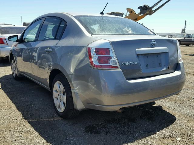 3N1AB61E58L627287 - 2008 NISSAN SENTRA 2.0 GRAY photo 3