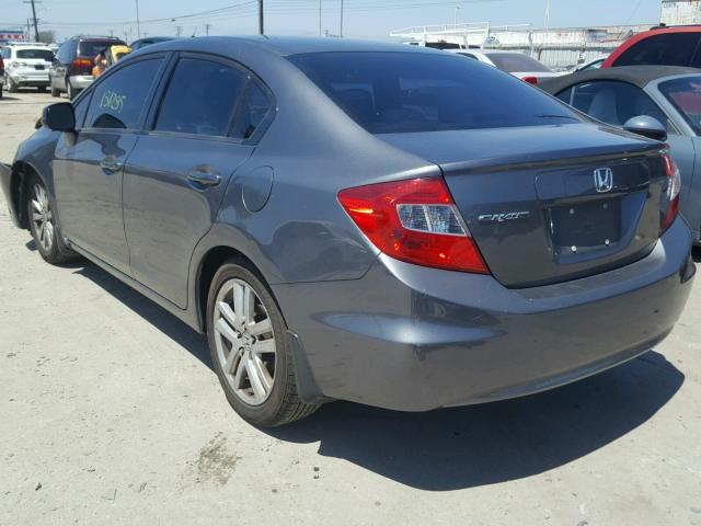 19XFB2F96CE305004 - 2012 HONDA CIVIC EXL 石墨色 照片 3