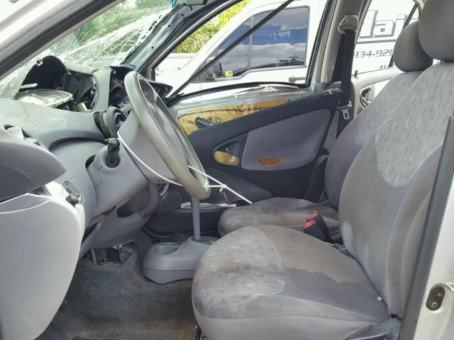 JTDBT123520203014 - 2002 TOYOTA ECHO SILVER photo 5