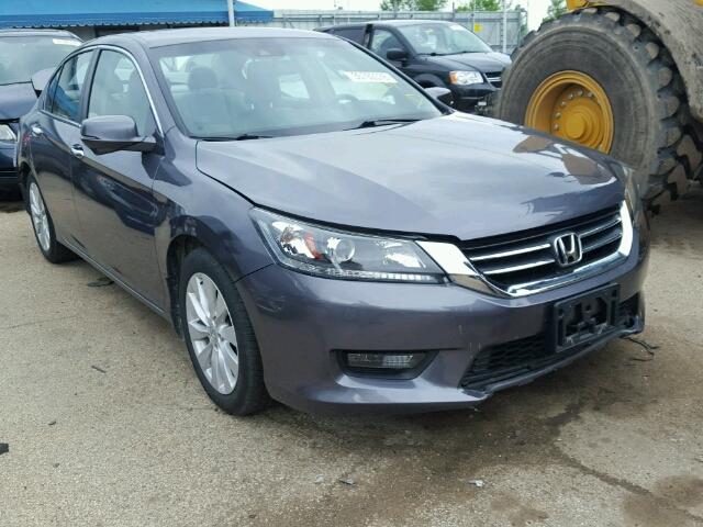 1HGCR2F89FA026242 - 2015 HONDA ACCORD EXL GRAY photo 1