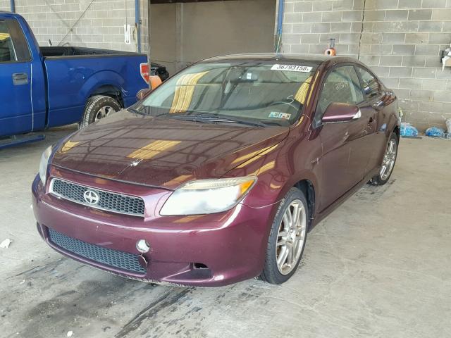JTKDE177150006157 - 2005 TOYOTA SCION TC 栗色 照片 2