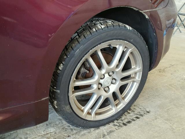 JTKDE177150006157 - 2005 TOYOTA SCION TC 栗色 照片 9