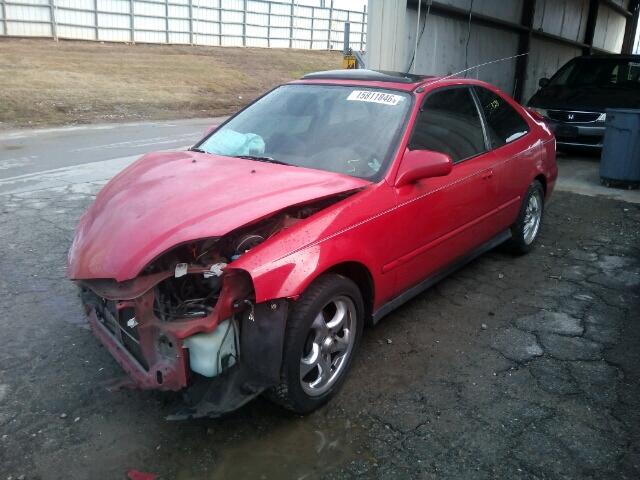 1HGEJ8243XL043971 - 1999 HONDA CIVIC EX 红色 照片 2