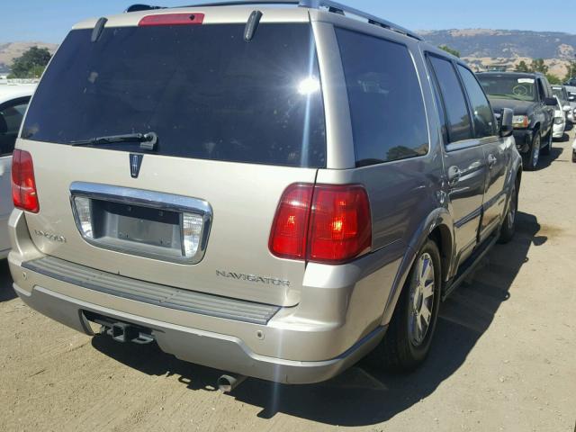 5LMFU28R54LJ37056 - 2004 LINCOLN NAVIGATOR GOLD photo 4
