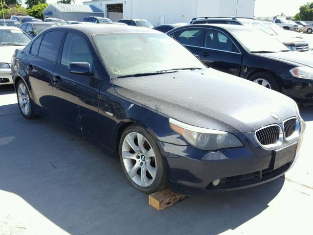 WBANB33545CN68117 - 2005 BMW 545 I BLUE photo 1