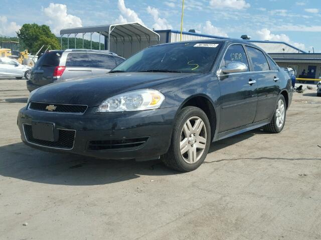 2G1WB5E3XE1174005 - 2014 CHEVROLET IMPALA LIM BLACK photo 2