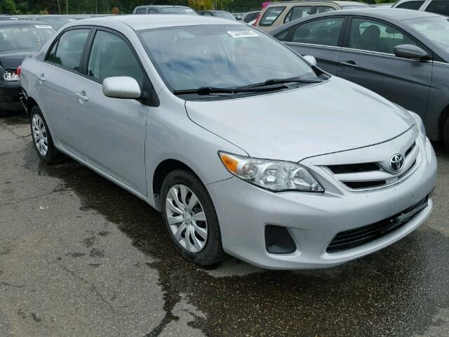 5YFBU4EE3CP069512 - 2012 TOYOTA COROLLA BA SILVER photo 1