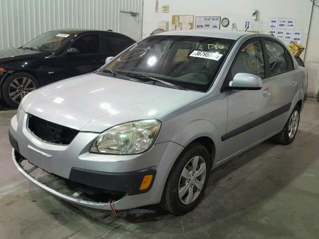 KNADE123286358870 - 2008 KIA RIO/LX/SX SILVER photo 2