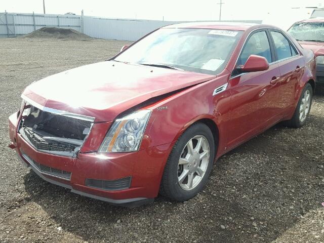 1G6DS57V490172588 - 2009 CADILLAC CTS HIGH F RED photo 2