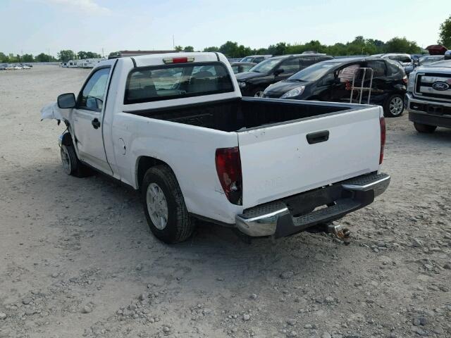 1GCCS149478242520 - 2007 CHEVROLET COLORADO WHITE photo 3